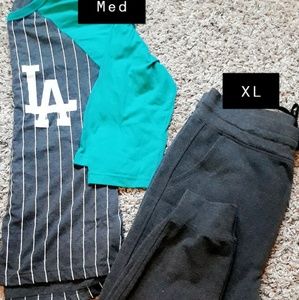 Carbon Jogger/baseball tee.